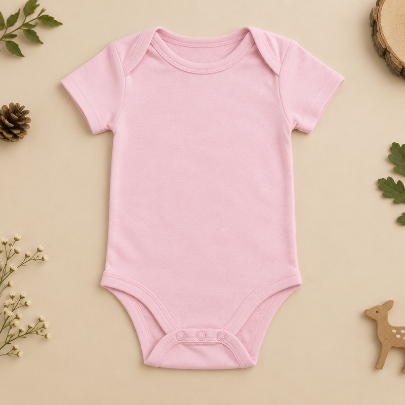 Girls pink onesie