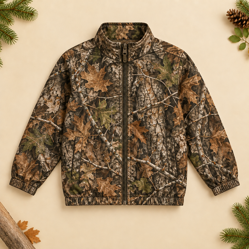 Boys hunting camo jacket