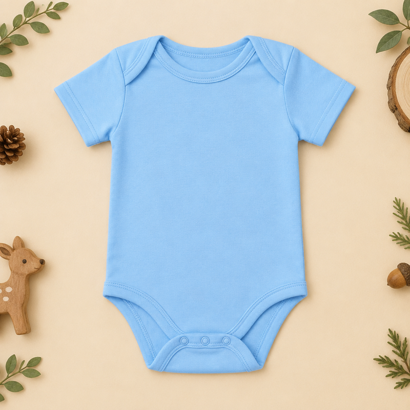 Boys sky blue onesie